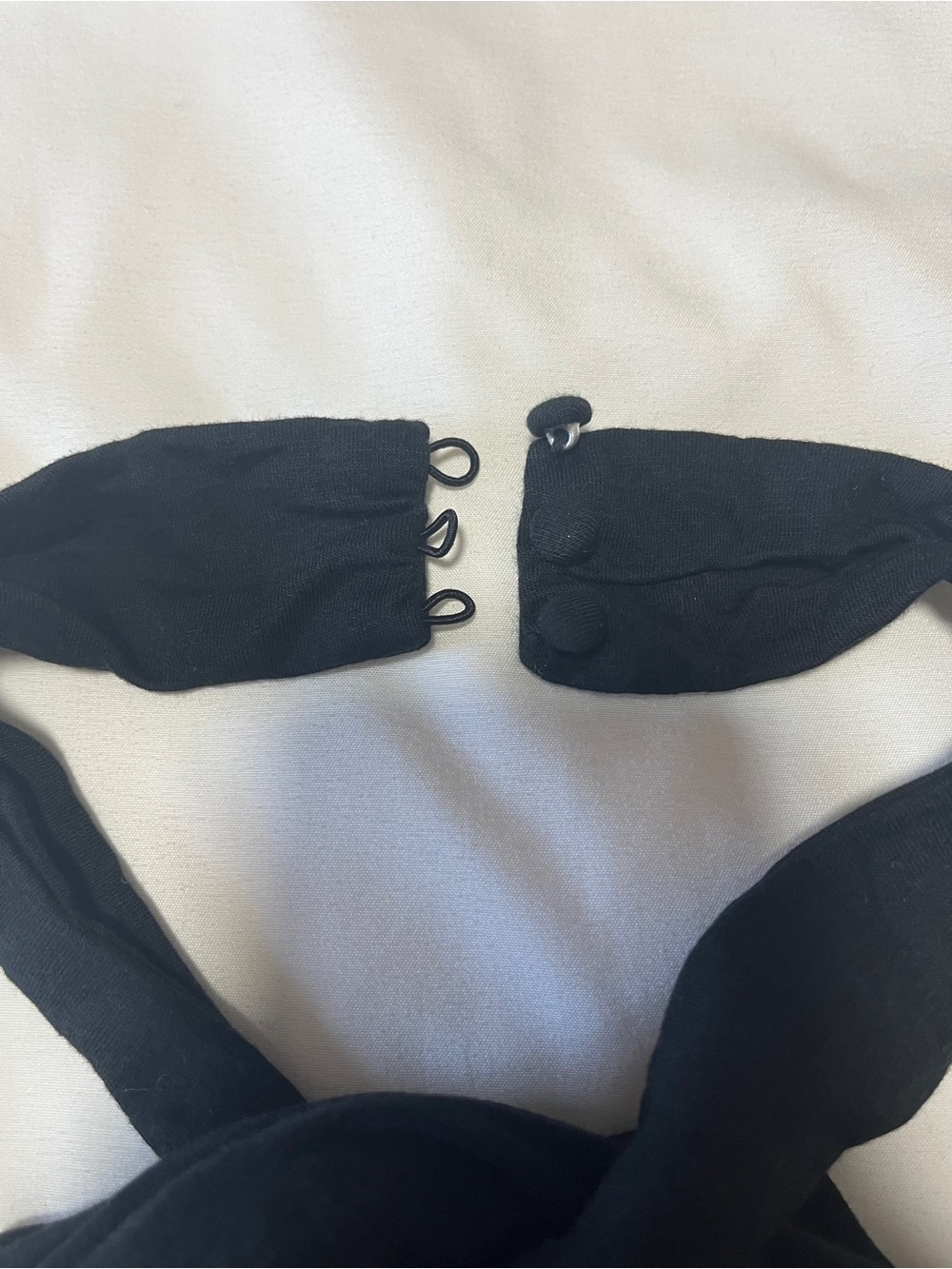 Banana Republic Black Twist-Neck Cropped Halter Top - Picture 4 of 5